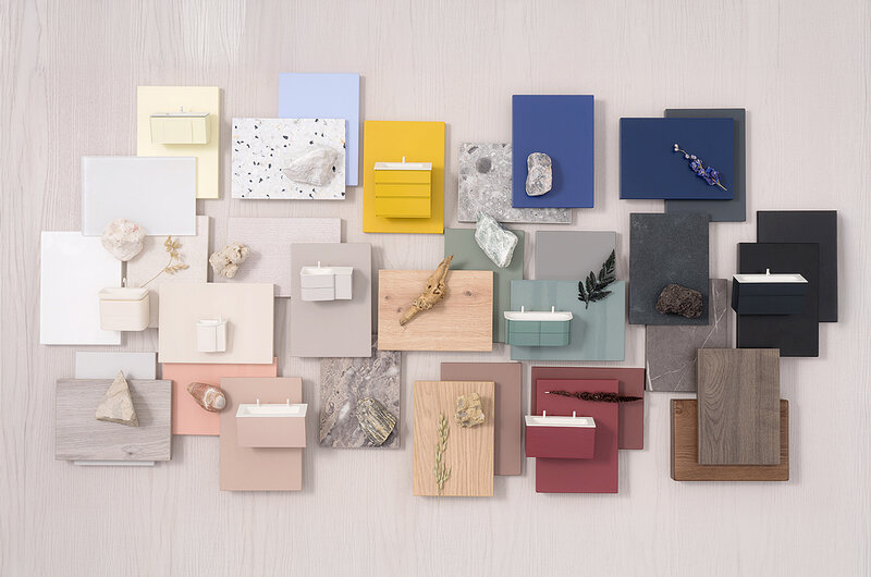 Materialbibliothek von Burgbad