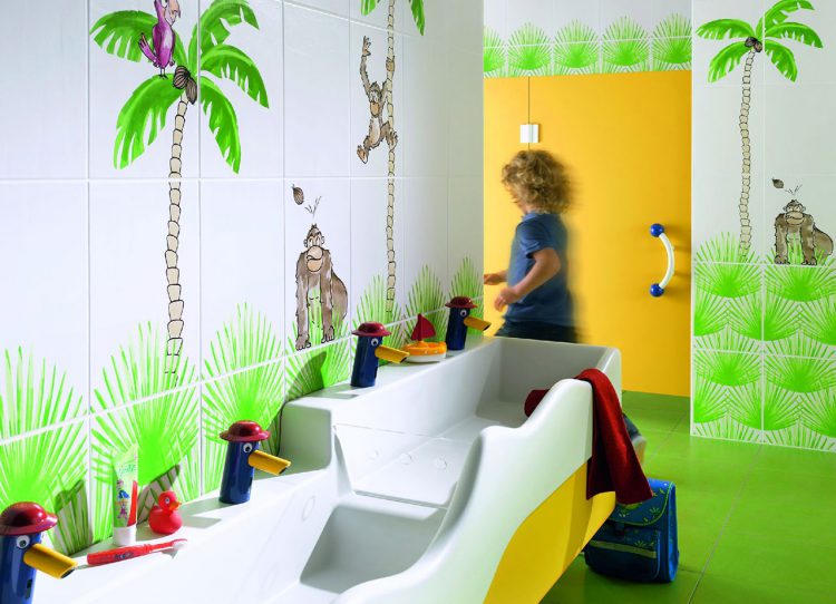 Kindgerechte Badezimmer