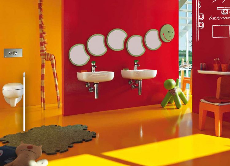 Kindgerechte Badezimmer
