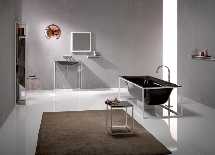 Ein Rahmen für die Wanne