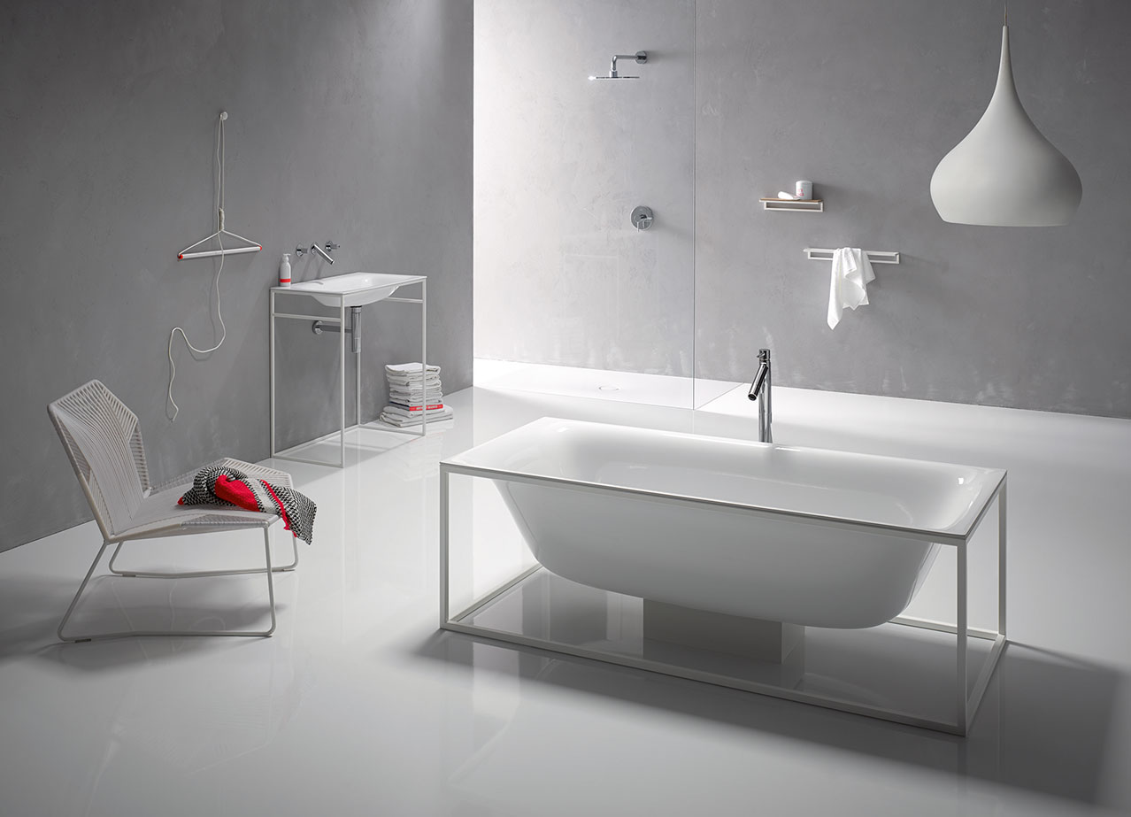 Ein Rahmen für die Wanne