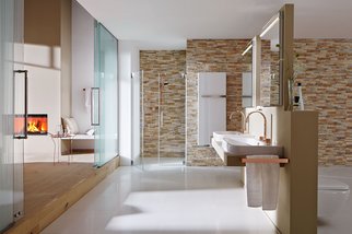 Dusche von Kermi mit Pendeltüre