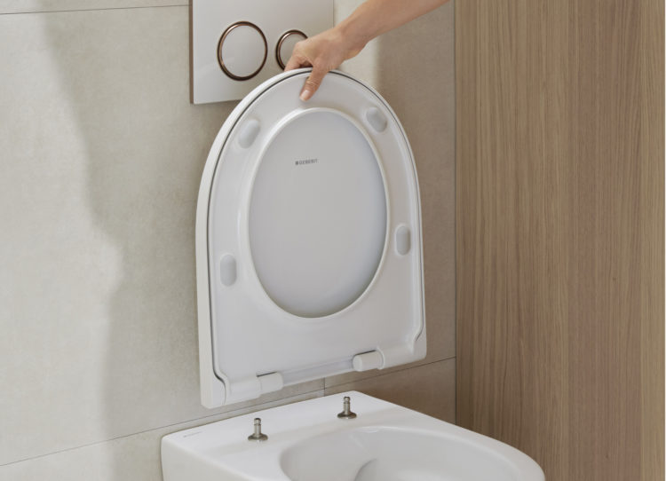 Geberit icon mit abnehmbarem WC-Sitz