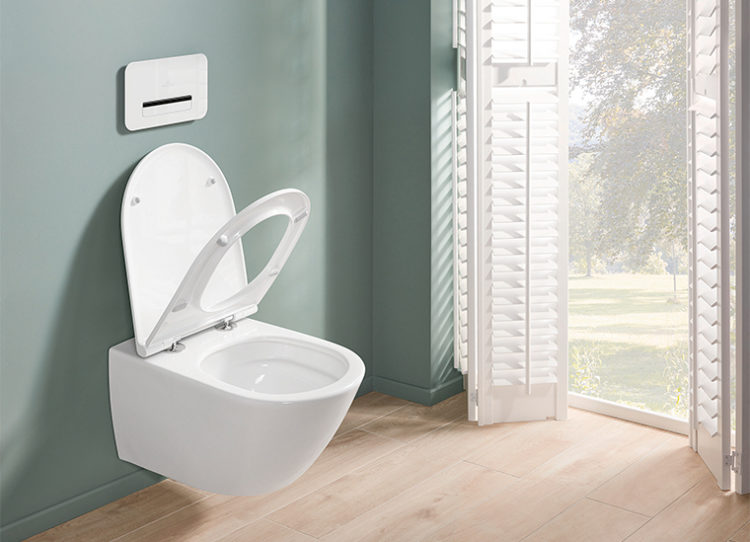 Welttoilettentag Innovation WC mit Absenkautomatik von Villeroy & Boch