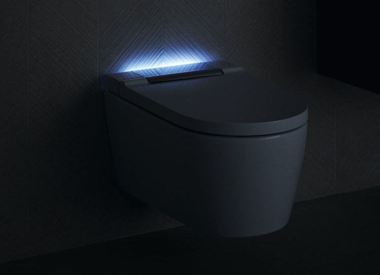 Smarte Badezimmer: Geberit AquaClean mit Nachtlicht