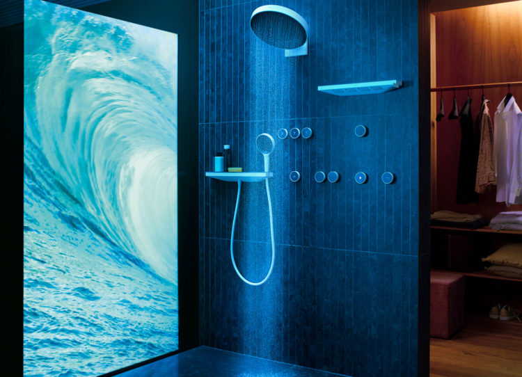 RainTunes Duschsystem von Hansgrohe